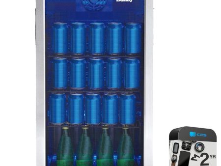 DANBY 3.1 cu. ft. Free-Standing Beverage Center + 2 Year CPS Protection Pack Cheap