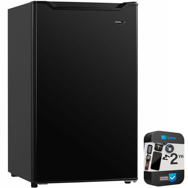 Danby 4.4 Cu. Ft. Compact Refrigerator, Black + 2 Year CPS Protection Pack Discount