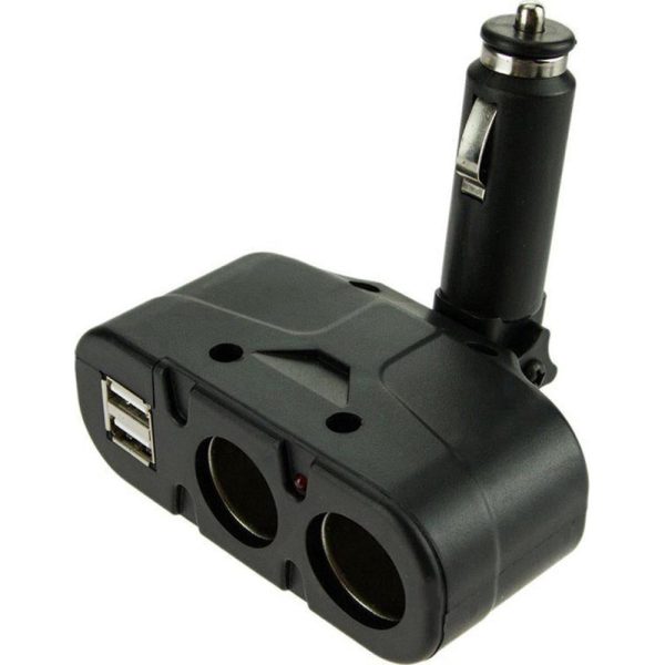 General Brand Dual DC12V 24V Electronic Multi-functions Car Socket Cigarette Lighter USB Ports Discount