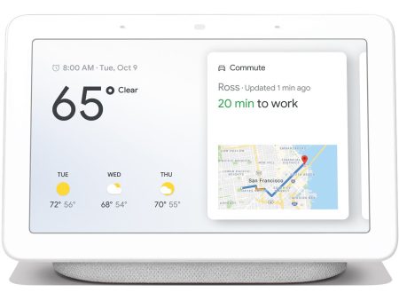 Google Hub with Google Assistant GA00516-US - Chalk (Refurbished) Discount