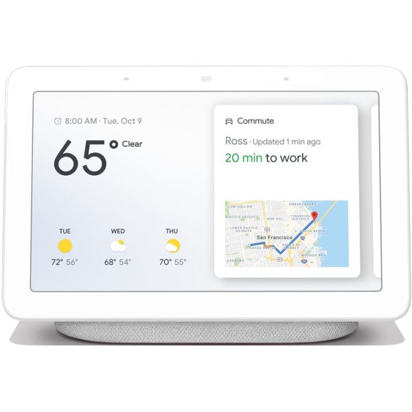 Google Hub with Google Assistant GA00516-US - Chalk (Refurbished) Discount