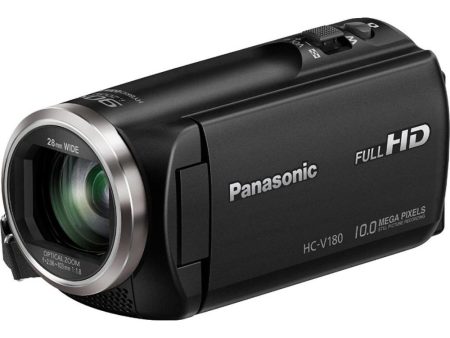 Panasonic HC-V180K Full HD Camcorder with 50x Stabilized Optical Zoom - Black Fashion