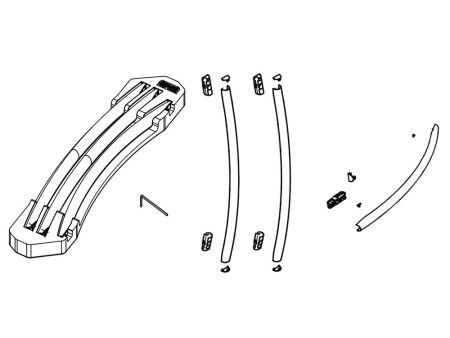 Samsung DA99-04145G Refrigerator Door Handle Set (Black Caviar) For Cheap