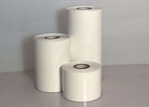 18106140 - Thermal Transfer Ribbon - 4.00 in X 1345 ft - R510W White Durable Resin - White - Genuine DNP Online now