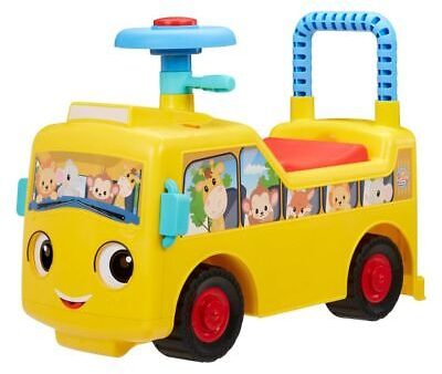 Little Tikes Little Baby Bum Wheels on the Bus Ride on Push Car Toy, Toddler Toy for Boys Girls Ages 1 2 3 Year Old Supply