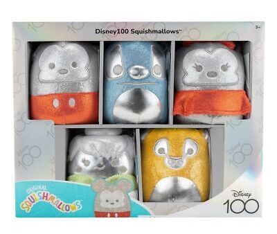 Disney 100 Squishmallows Mickey and Friends 5pk Plush Box Set New Online now